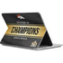 NFL Denver Broncos Super Bowl 50 Champions Black Surface Laptop Studio Skin