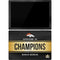 NFL Denver Broncos Super Bowl 50 Champions Black Surface Pro 7 Skin