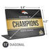 NFL Denver Broncos Super Bowl 50 Champions Black Universal Laptop 11in (8.8 x 6.2in) Skin