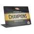 NFL Denver Broncos Super Bowl 50 Champions Black Universal Laptop 13in (10.6 x 7.6in) Skin
