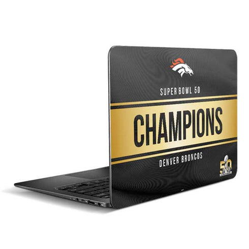 NFL Denver Broncos Super Bowl 50 Champions Black Zenbook UX305FA 13.3in Skin