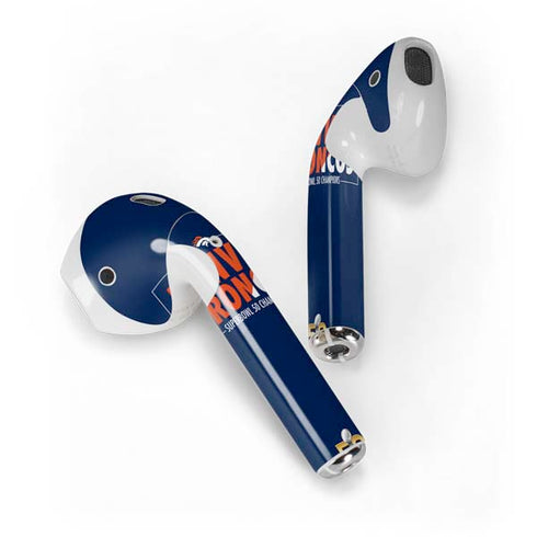 NFL Denver Broncos Super Bowl 50 Champions Bold Apple AirPods Skin