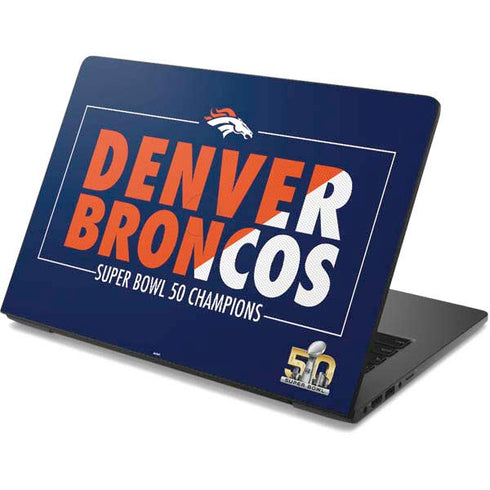 NFL Denver Broncos Super Bowl 50 Champions Bold Dell Chromebook Skin
