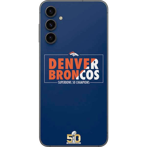 NFL Denver Broncos Super Bowl 50 Champions Bold Galaxy A14 5G Skin