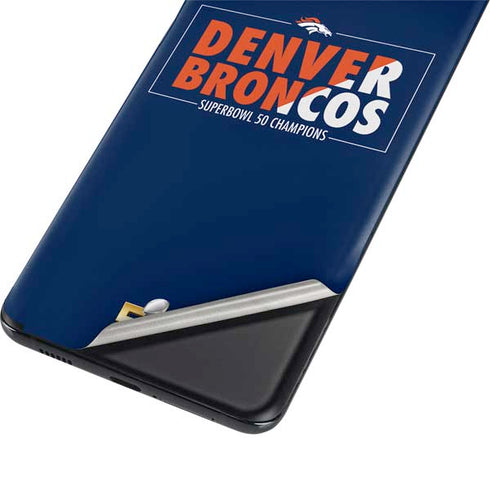 NFL Denver Broncos Super Bowl 50 Champions Bold Galaxy S21 5G Skin
