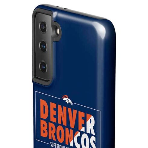 NFL Denver Broncos Super Bowl 50 Champions Bold Galaxy S21 FE Pro Case