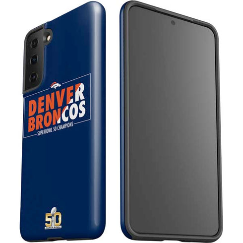 NFL Denver Broncos Super Bowl 50 Champions Bold Galaxy S21 FE Pro Case