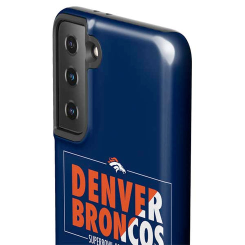NFL Denver Broncos Super Bowl 50 Champions Bold Galaxy S21 Plus 5G Pro Case