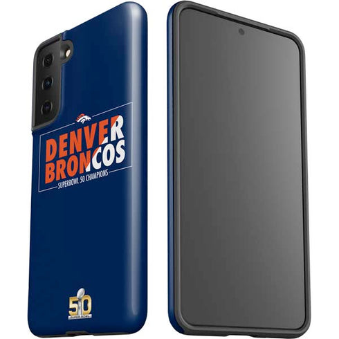NFL Denver Broncos Super Bowl 50 Champions Bold Galaxy S21 Plus 5G Pro Case