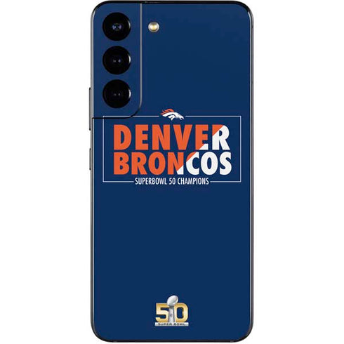 NFL Denver Broncos Super Bowl 50 Champions Bold Galaxy S22 Skin