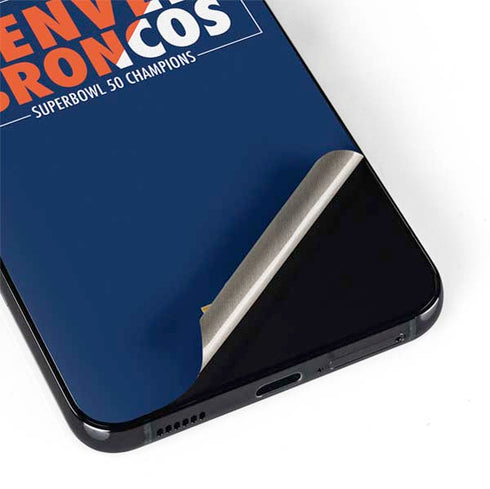 NFL Denver Broncos Super Bowl 50 Champions Bold Galaxy S22 Skin