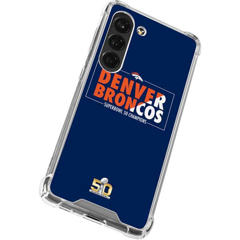 NFL Denver Broncos Super Bowl 50 Champions Bold Galaxy S23 Clear Case