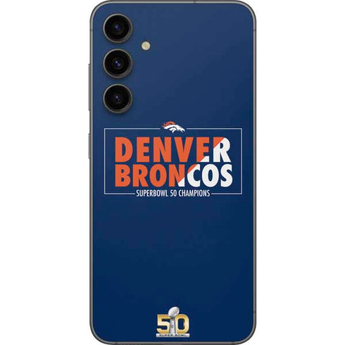 NFL Denver Broncos Super Bowl 50 Champions Bold Galaxy S23 FE Skin