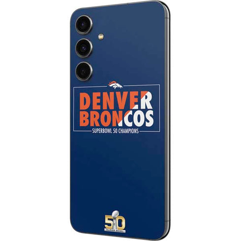 NFL Denver Broncos Super Bowl 50 Champions Bold Galaxy S23 FE Skin
