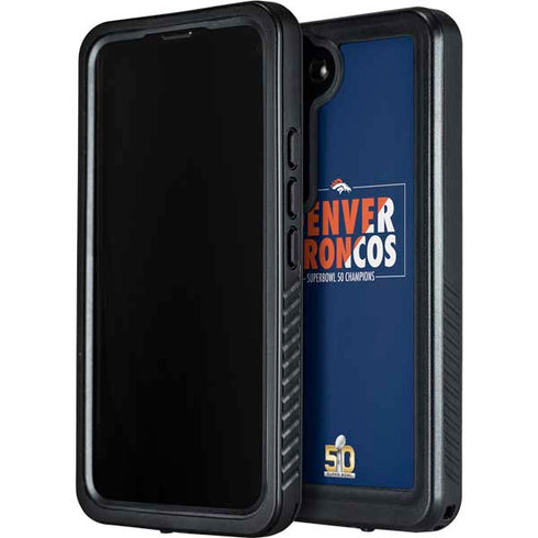 NFL Denver Broncos Super Bowl 50 Champions Bold Galaxy S23 Plus Waterproof Case