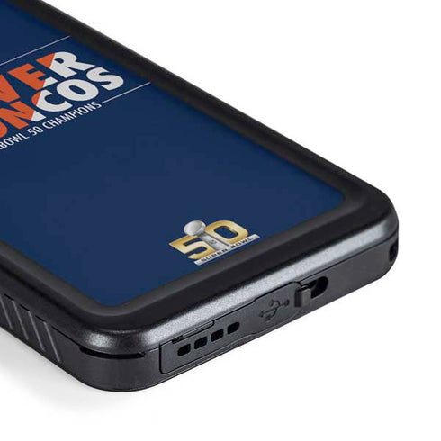NFL Denver Broncos Super Bowl 50 Champions Bold Galaxy S23 Waterproof Case