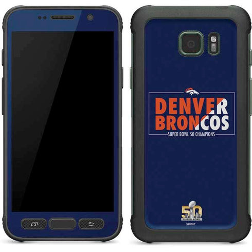 NFL Denver Broncos Super Bowl 50 Champions Bold Galaxy S7 Active Skin