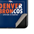NFL Denver Broncos Super Bowl 50 Champions Bold Galaxy Z Flip Skin