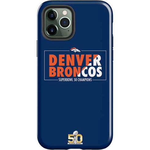 NFL Denver Broncos Super Bowl 50 Champions Bold iPhone 12 Pro Impact Case