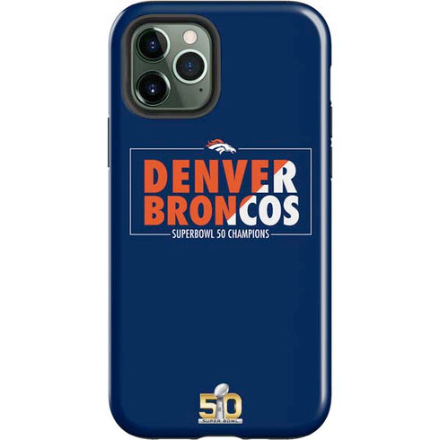 NFL Denver Broncos Super Bowl 50 Champions Bold iPhone 12 Pro Max Impact Case