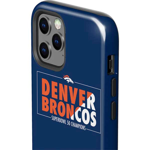 NFL Denver Broncos Super Bowl 50 Champions Bold iPhone 12 Pro Max Impact Case