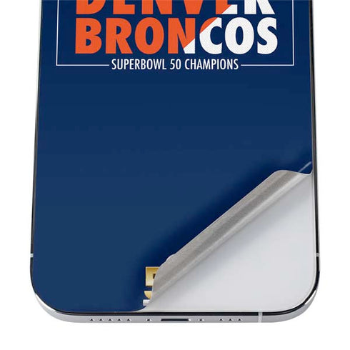 NFL Denver Broncos Super Bowl 50 Champions Bold iPhone 12 Pro Max Skin