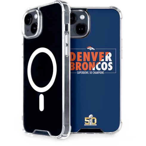 NFL Denver Broncos Super Bowl 50 Champions Bold iPhone 13 MagSafe Case
