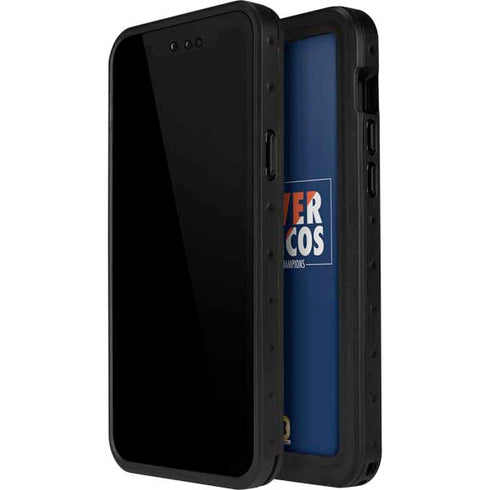 NFL Denver Broncos Super Bowl 50 Champions Bold iPhone 13 Mini Waterproof Case
