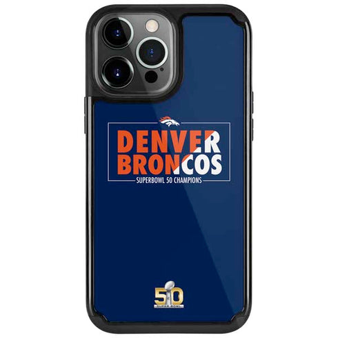 NFL Denver Broncos Super Bowl 50 Champions Bold iPhone 13 Pro Cargo Case
