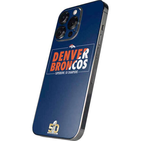 NFL Denver Broncos Super Bowl 50 Champions Bold iPhone 13 Pro Max Skin