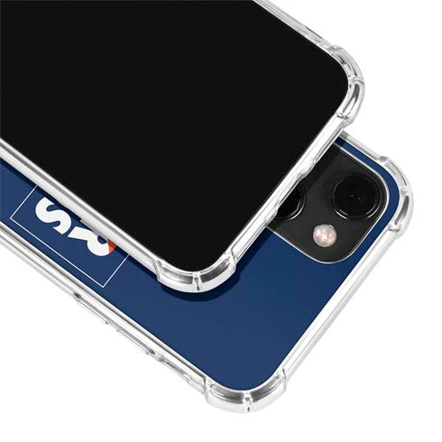 NFL Denver Broncos Super Bowl 50 Champions Bold iPhone 14 Plus Clear Case