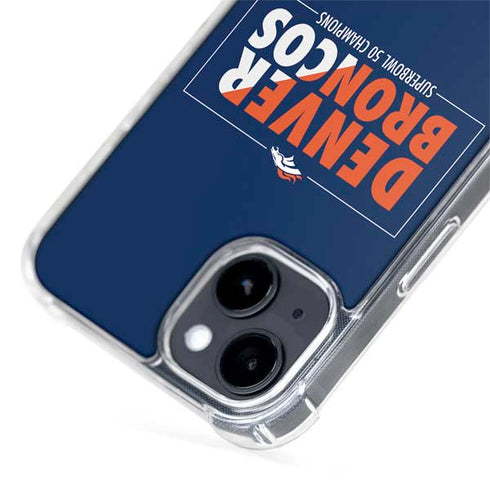 NFL Denver Broncos Super Bowl 50 Champions Bold iPhone 15 Plus MagSafe Case
