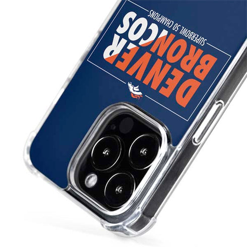 NFL Denver Broncos Super Bowl 50 Champions Bold iPhone 14 Pro MagSafe Case