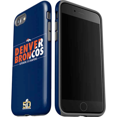 NFL Denver Broncos Super Bowl 50 Champions Bold iPhone SE (2nd & 3rd Gen) Pro Case