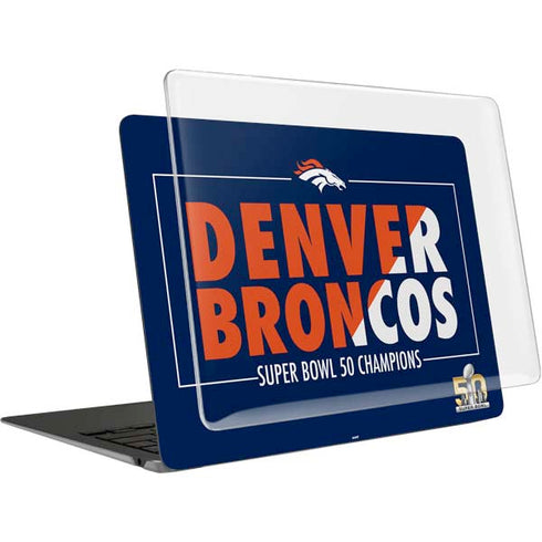 NFL Denver Broncos Super Bowl 50 Champions Bold MacBook Air 13in M1 (2021) Case plus Skin