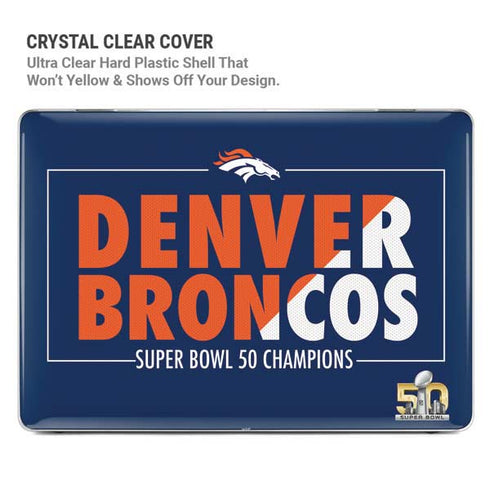 NFL Denver Broncos Super Bowl 50 Champions Bold MacBook Air 15in (2023-2025) Case plus Skin