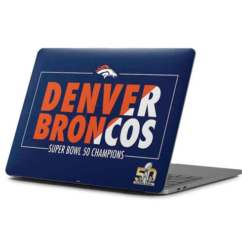 NFL Denver Broncos Super Bowl 50 Champions Bold Apple MacBook Pro 13-inch Skin