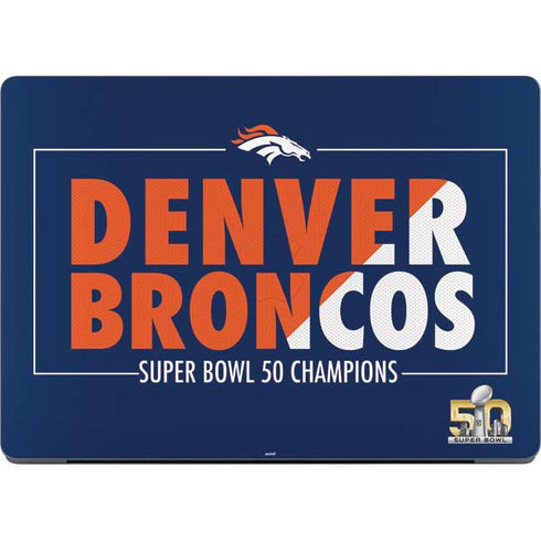 NFL Denver Broncos Super Bowl 50 Champions Bold MacBook Pro 14in (2021-24) Skin