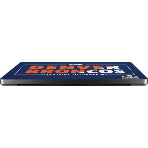 NFL Denver Broncos Super Bowl 50 Champions Bold MacBook Pro 14in (2021-24) Skin