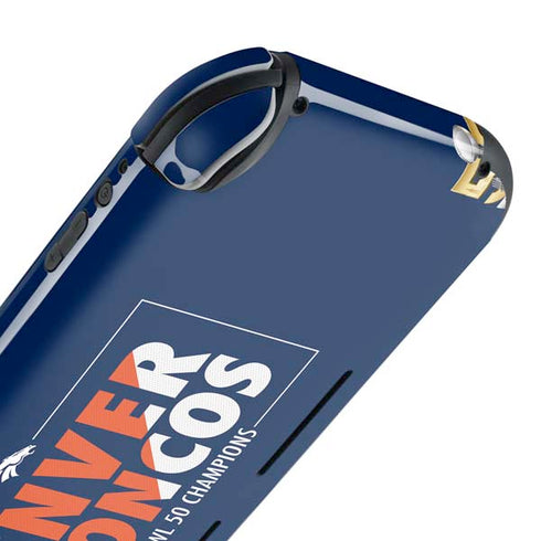 NFL Denver Broncos Super Bowl 50 Champions Bold Nintendo Switch Lite Skin