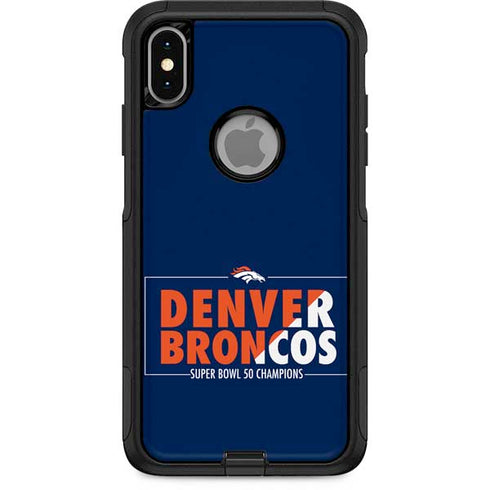 NFL Denver Broncos Super Bowl 50 Champions Bold Otterbox Commuter iPhone Skin