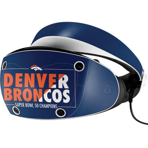 NFL Denver Broncos Super Bowl 50 Champions Bold PlayStation VR2 Skin