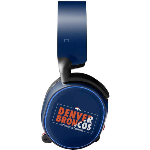 NFL Denver Broncos Super Bowl 50 Champions Bold SteelSeries Arctis 5 Skin