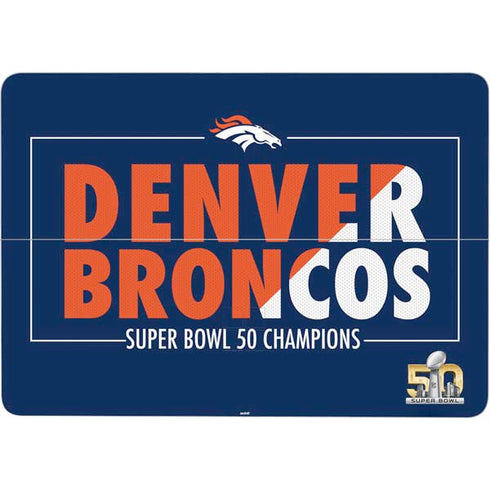 NFL Denver Broncos Super Bowl 50 Champions Bold Surface Laptop Studio Skin