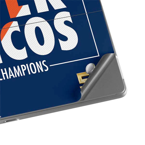 NFL Denver Broncos Super Bowl 50 Champions Bold Surface Pro 8 Skin