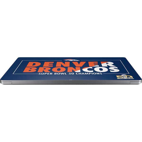 NFL Denver Broncos Super Bowl 50 Champions Bold Universal Laptop 13in (10.6 x 7.6in) Skin
