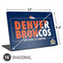 NFL Denver Broncos Super Bowl 50 Champions Bold Universal Laptop 16in (13 x 9.4in) Skin