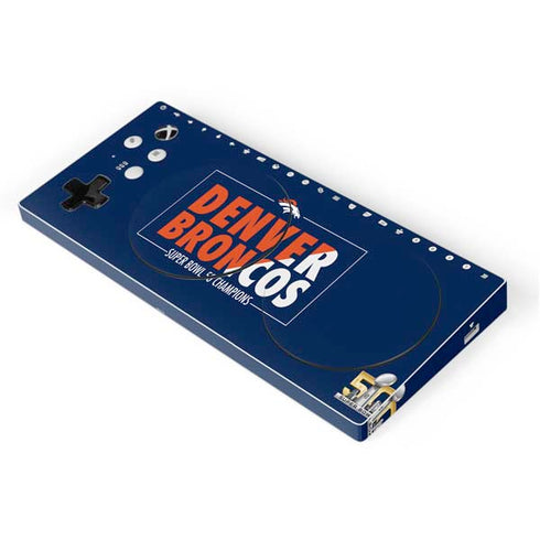NFL Denver Broncos Super Bowl 50 Champions Bold Xbox Adaptive Controller Skin