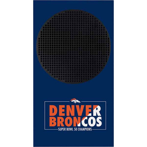NFL Denver Broncos Super Bowl 50 Champions Bold Xbox Series S Console Skin