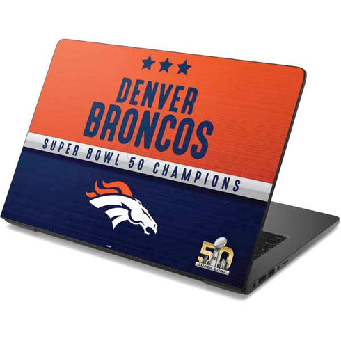 NFL Denver Broncos Super Bowl 50 Champions Dell Chromebook Skin